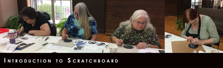 Last Saturday’s Scratchboard Class Last Saturday’s Scratchboard Class